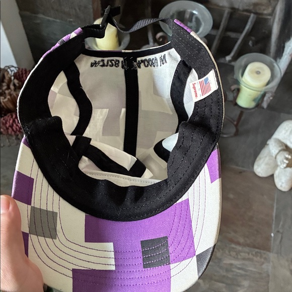 Supreme Military Camp Cap Purple Digi Camo FW20 - Picture 3 of 5